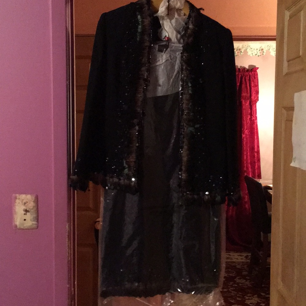 Fabulous 2-Piece Black Church Suit